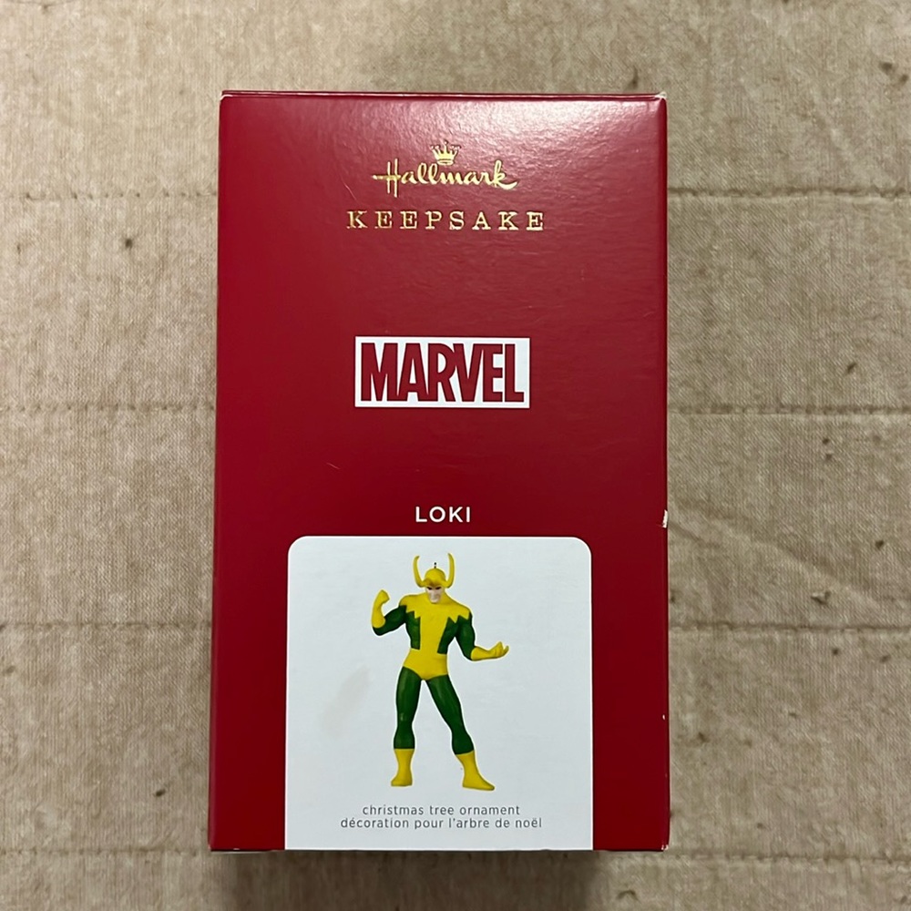 Hallmark marvel loki ornament